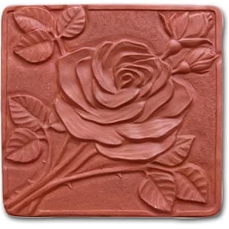 Garden Molds Garden Molds X-ROSE8037 Rose Stepping Stone Mold- Pack of 2 X-ROSE8037